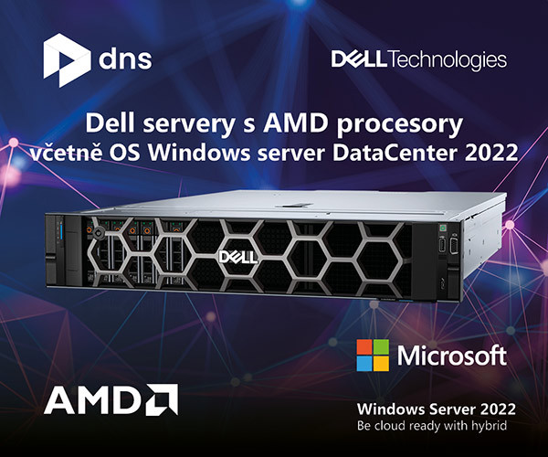 Dell servery s AMD procesory včetně Windows server DataCenter 2022